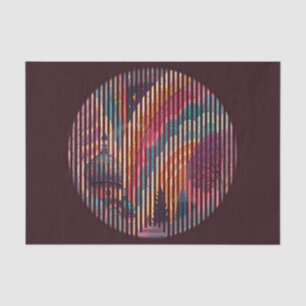 Mystic Dome Tissue on Plum Base – Customisable Paper