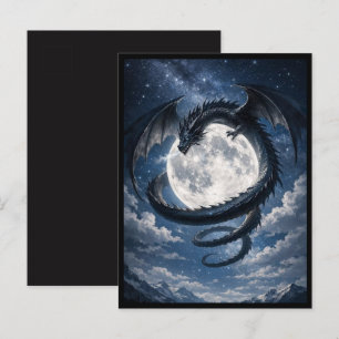 Mystic Dragon Ancient moon Postcard Got
