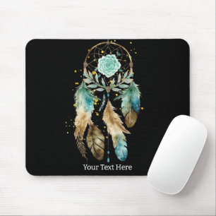 Mystic Dreamcatcher Spiritual Metaphysical Yoga Mouse Mat