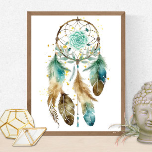 Mystic Dreamcatcher Spiritual Metaphysical Yoga Photo Print