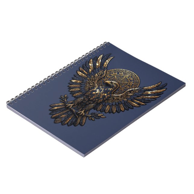 Mystic Eagle Notebook (Left Side)
