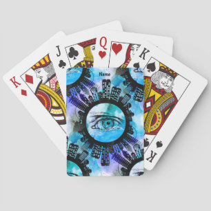 Mystic Elegance in Urban Contemporary Style Playing Cards
