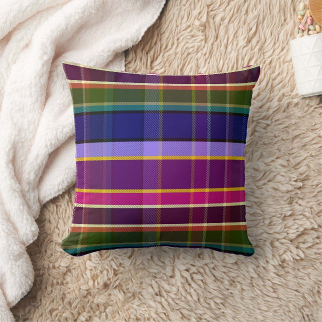 Mystic Elements Plaid MM Cushion (Blanket)
