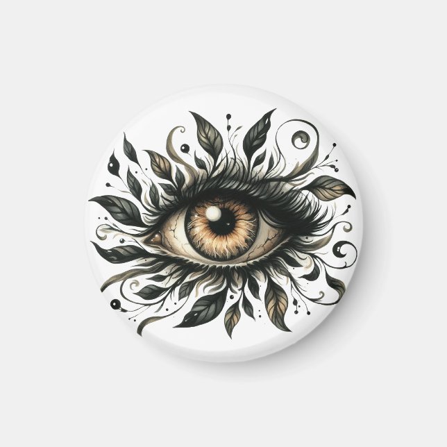 Mystic Eye Magnet | Surreal Art Fridge Magnet (Front)