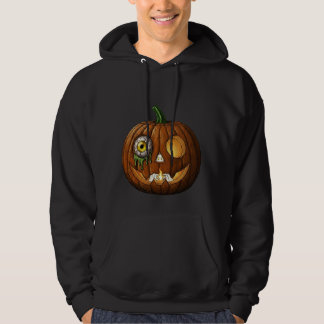 Mystic Eyeball & Skeleton Hands Jack-O-Lantern Hoodie