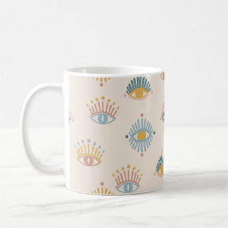 Mystic eyes seamless pattern,mystical background,m coffee mug