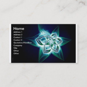 mystic flower business card