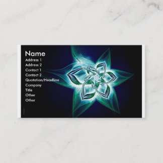 mystic flower business card