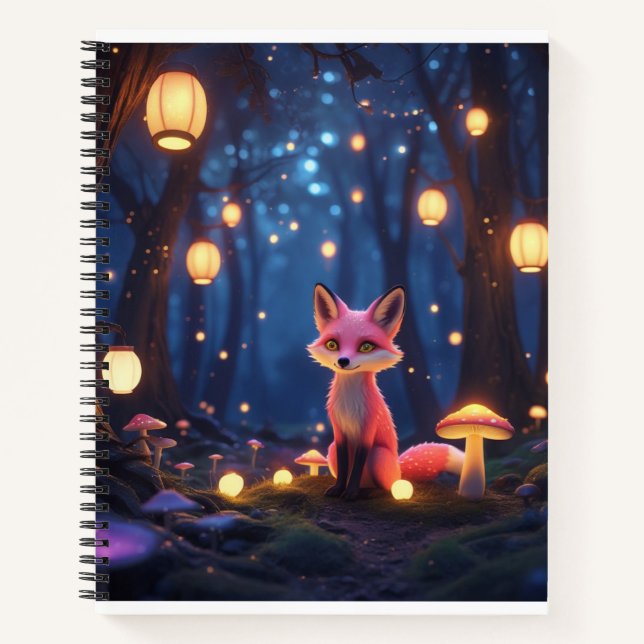 Mystic Forest Dreams-Fantasy Art Notebook (Front)