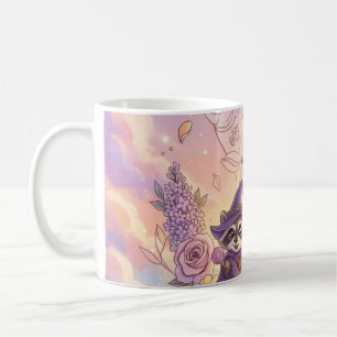 Mystic Forest Guardians & Golden Floral Sword Fant Coffee Mug