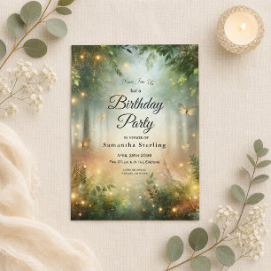 Mystic Forest Meadow Magic Invitation