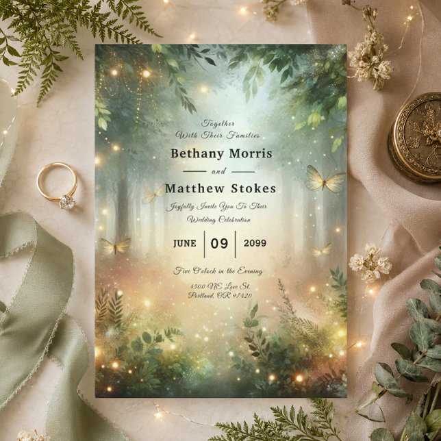 Mystic Forest Meadow Magic Invitation (Creator Uploaded)