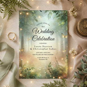 Mystic Forest Meadow Magic Invitation