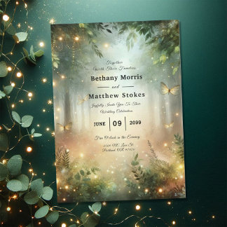 Mystic Forest Meadow Magic Invitation