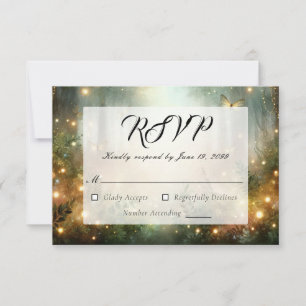 Mystic Forest Meadow Magic RSVP Card