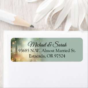Mystic Forest Meadow Magic Sage Return Address
