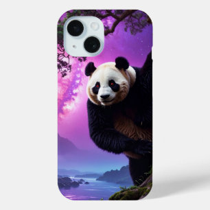 Mystic Forest Panda iPhone 15 Case