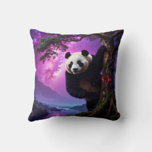 Mystic Forest Panda Cushion