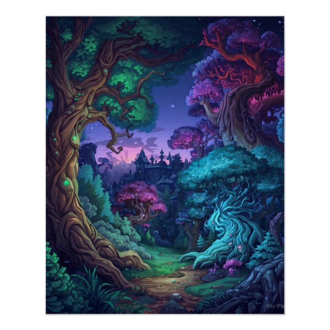 Mystic Forest Realm Poster (Front)