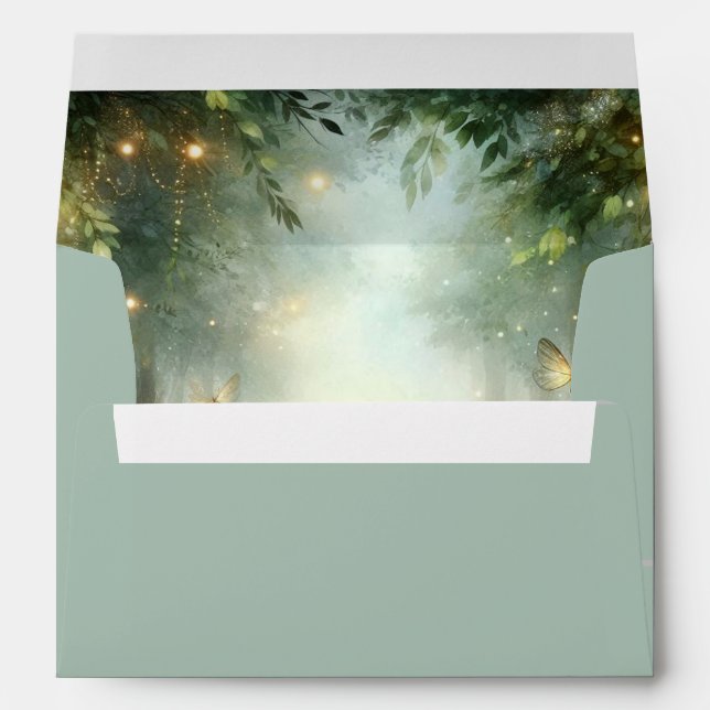 Mystic Forrest Meadow Magic Envelope (Back (Bottom))