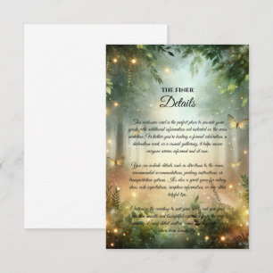 Mystic Forrest Meadow Magic Invitation