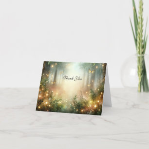 Mystic Forrest Meadow Magic Thank You Card