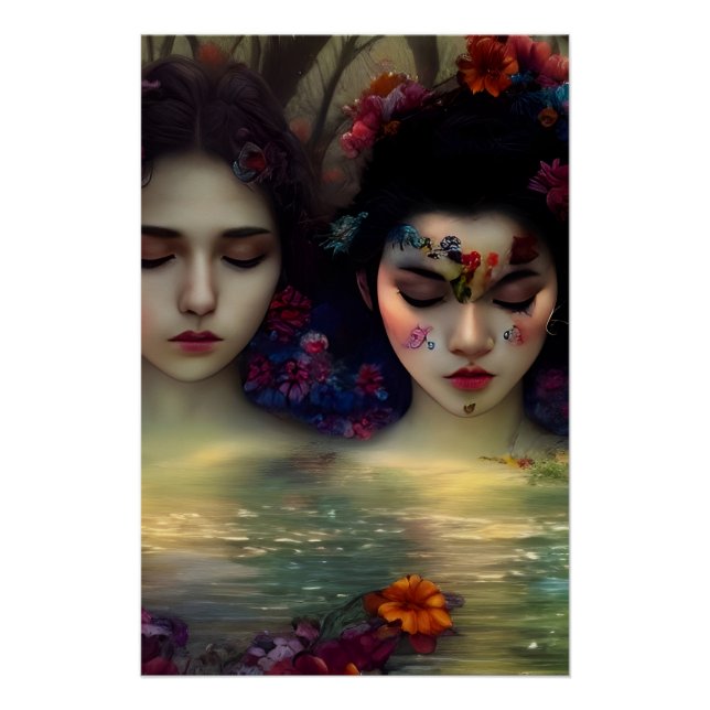 Mystic Garden:  Floral Dreams  Poster (Front)