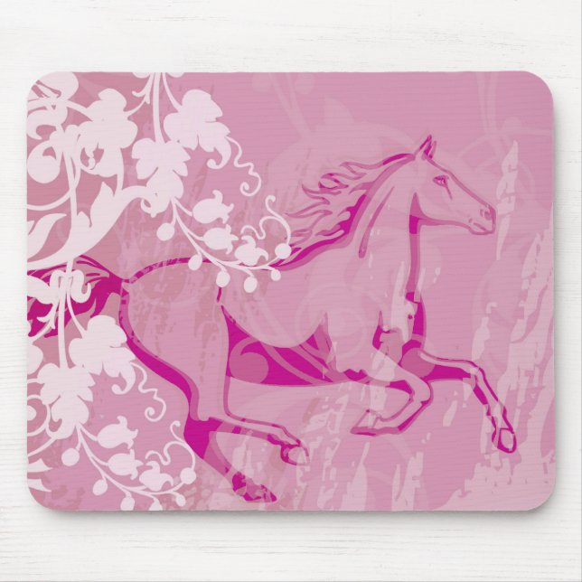 Mystic Garden Horse Mouse Mat (Front)