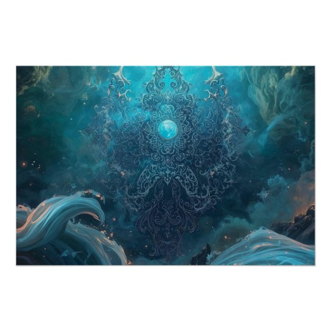 Mystic Geometry of the North Sea Poster (Front)