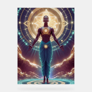 Mystic Geometry – Radiance of the Soul Acrylic Sign