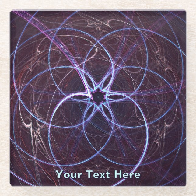 Mystic Glass Coaster (Front)