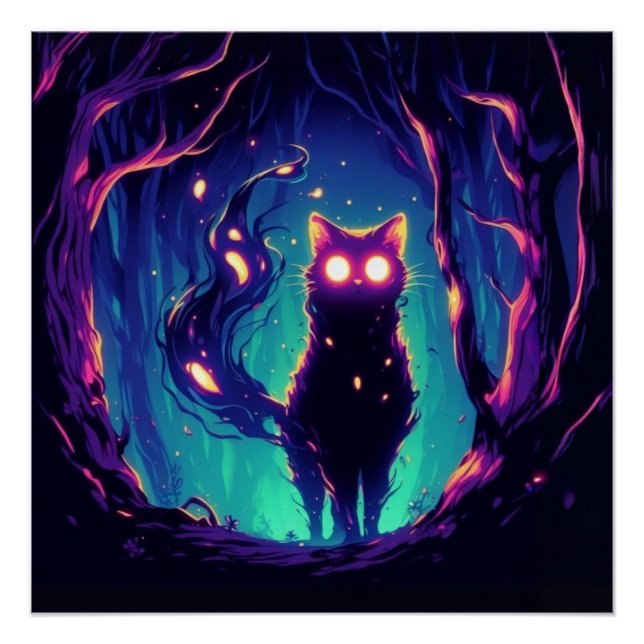 Mystic Glow glossy Poster (Front)