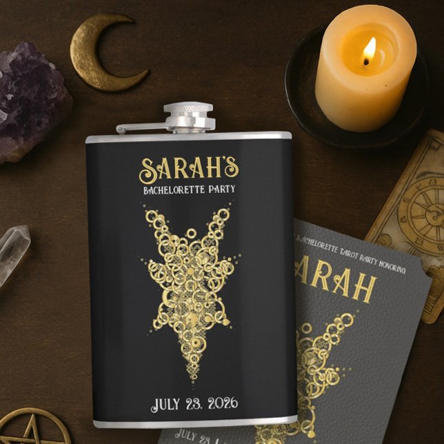 Mystic Gold Bachelorette Vinyl-Wrapped Flask (Creator Uploaded)