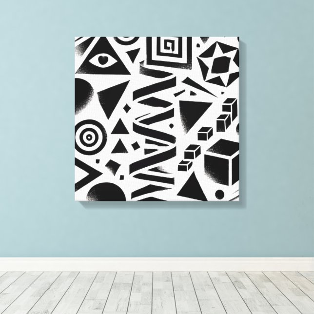 Mystic Graphics for Inspired Interiors Canvas Print (Insitu(Wood Floor))
