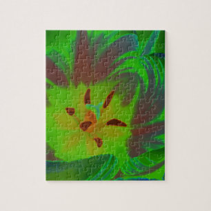 Mystic Green Tulip Puzzle