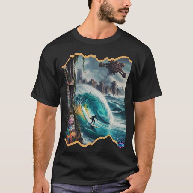 Mystic H2O the last surfer of the apocalypse T-Shirt (Front)