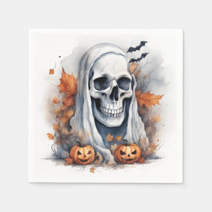 Mystic Halloween Ghost Art  Napkin