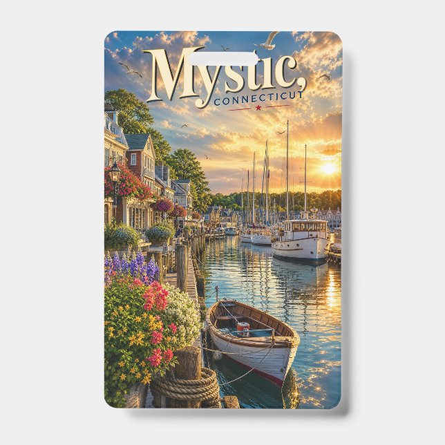 Mystic Harbour Reflections ID Badge (Front)