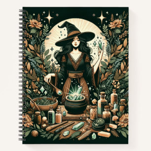Mystic Herbalist: The Art of Witchcraft and Healin Notebook
