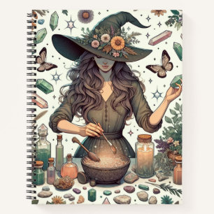 Mystic Herbalist: The Art of Witchcraft and Healin Notebook