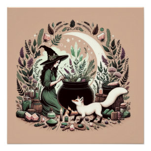 Mystic Herbalist: The Art of Witchcraft and Healin Poster