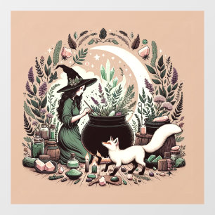 Mystic Herbalist: The Art of Witchcraft and Healin Window Cling