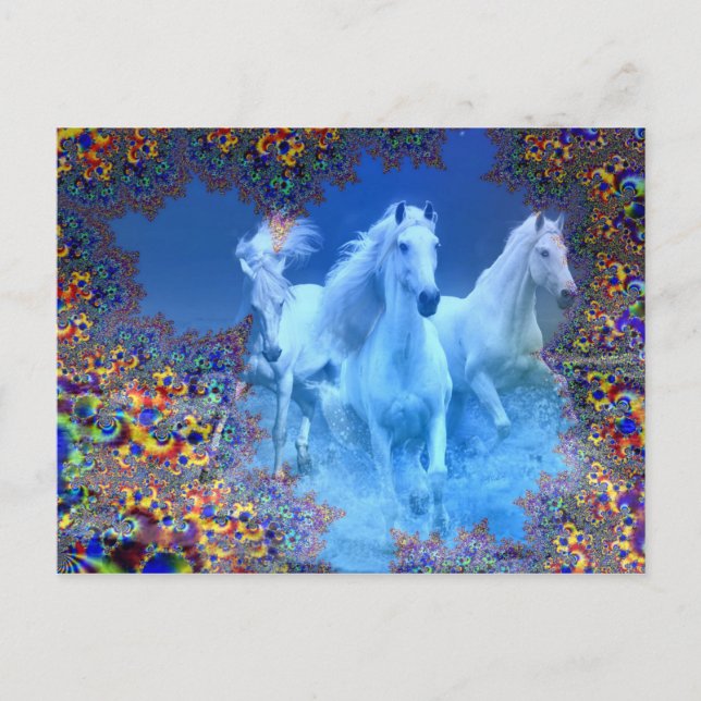 Mystic Horses Postcard (Front)
