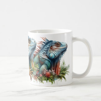 Mystic Iguanas: A Journey Through Enchanted Realms Coffee Mug