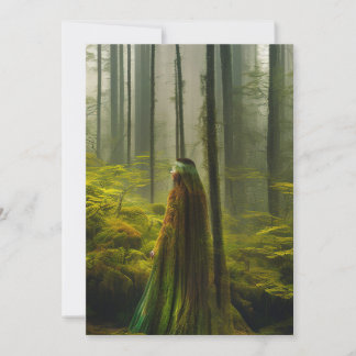 Mystic Journey of the Woodland Wanderer Through th Card