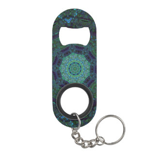 Mystic Kaleidoscope Small Key Chain Bottle Opener