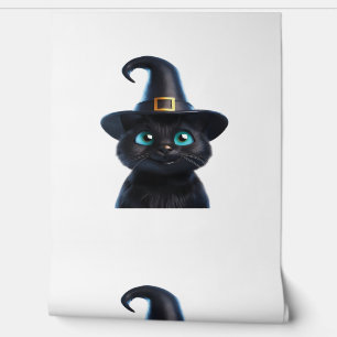 Mystic Kitty – Halloween Cat Classic T-Shirt Wallpaper