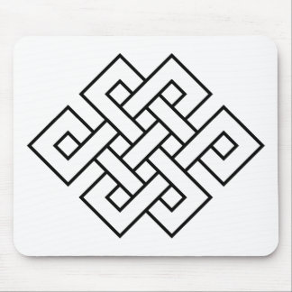 Mystic Knot - B&W 1 Mouse Mat