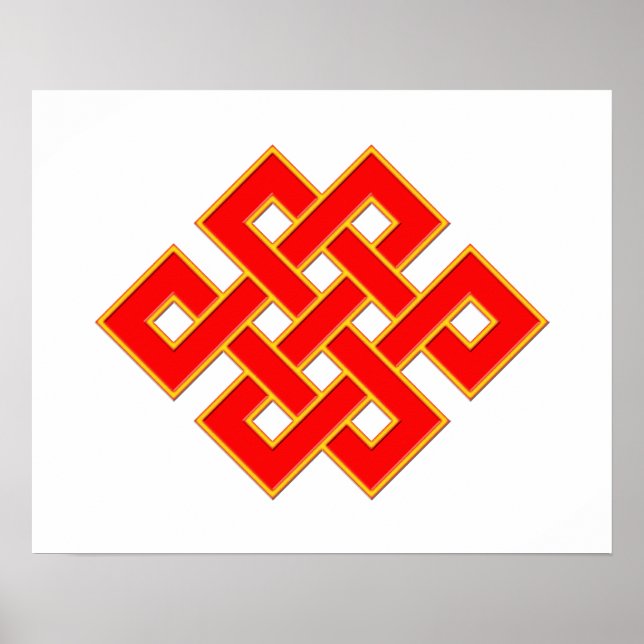 Mystic Knot - Red & Yellow Poster (Front)