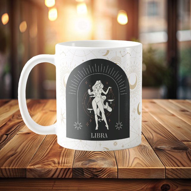 Mystic Libra Zodiac Stars Horoscope Coffee Mug (Mystic Libra Zodiac Stars Horoscope Coffee Mug)